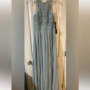Lulus Sage Green Lace Maxi Dress